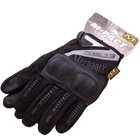 Тактические перчатки с усиленым протектором , военные перчатки, перчатки многоцелевые Размер L Черные BC-4923 - изображение 6