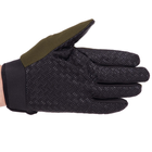 Рукавички тактичні із закритими пальцями, військові рукавички, багатоцільові рукавички Розмір L Оливкові BC-8791 - зображення 6