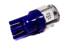 Светодиодная лампа AllLight T10 5 диодов 5050 W2,1x9,5d 12V BLUE голубые
