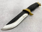 Охотничий антибликовый нескладной нож GR Wolf 27,5 см для походов, охоты, рыбалки, туризма (GR000X7000WolfC) - изображение 3