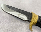 Охотничий антибликовый нескладной нож GR Wolf 27,5 см для походов, охоты, рыбалки, туризма (GR000X7000WolfC) - изображение 5