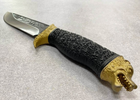 Охотничий антибликовый нескладной нож GR Wolf 27,5 см для походов, охоты, рыбалки, туризма (GR000X7000WolfC) - изображение 6