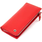 Универсальный женский стильный кошелек-клатч ST Leather Wallet 19372 Красный