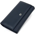 Женский стильный кошелек ST Leather Wallet 19387 Темно-Синий