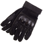 Перчатки тактические с закрытыми пальцами Zelart 8790 размер M Black - изображение 6