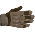 Перчатки тактические с закрытыми пальцами Zelart 8790 размер L Olive - изображение 4