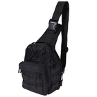 Тактическая военная сумка рюкзак OXFORD 600D Black - изображение 5