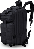 Рюкзак тактичний A02 25 л чорний - зображення 1