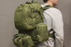 Рюкзак тактический с подсумками B08 койот, 55 л - изображение 9