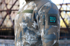 Кофта тактическая армейская флисовая мужская мультикам на молнии с защитой плечей и локтей MAX-SV - 8105 M - изображение 4