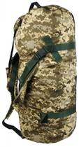 Великий армійський баул сумка-рюкзак два в одному Ukr military ЗСУ S1645285 піксель - зображення 3