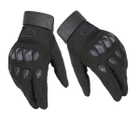 Тактические перчатки полнопалые Oakley черные размер M (11718) - изображение 5