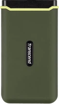 SSD накопичувач Transcend USB 3.1 Gen 2 Type-C ESD380C 2TB Military Green (6814380)