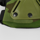 Универсальные военные наколенники тактические для армии ВСУ, защитные ударопрочные быстросъемные наколенники Haki Зеленая накладка - изображение 5