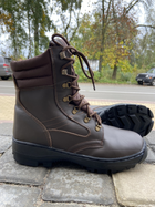 Берцы зимние , обувь для военных KROK BЗ2, 39 размер, коричневые, 01.39 - изображение 1
