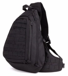 Тактичний рюкзак із боковим входом Захисник 100-B чорний - зображення 1