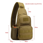 Маленький армійський рюкзак Захисник 127 хакі - зображення 13