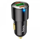 Автомобільний зарядний пристрій Hoco NZ6 45W 2xType-C/USB black