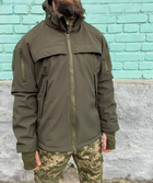 Військова куртка тактична утеплена Софт Шелл Хакі (Єврозима) 48-50(ML) - зображення 2