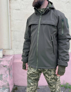 Військова куртка тактична утеплена Софт Шелл Хакі (Єврозима) 52-54(XL-XXL) - изображение 8