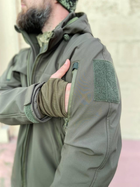 Військова куртка тактична утеплена Софт Шелл Хакі (Єврозима) 44-46(XS-S) - зображення 5