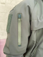 Військова куртка тактична утеплена Софт Шелл Хакі (Єврозима) 56-58(3XL-4XL) - изображение 7