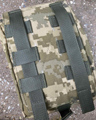 Тактична аптечка швидкознімна сумка підвищеної щільності Cordura 1000d (Україна) Піксель - зображення 2