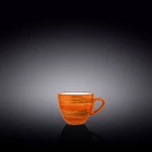 Чашка Wilmax Spiral Orange 110мл фарфор (669334/А WL)