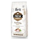 Сухой корм Brit Fresh Light Fit & Slim для взрослых, пожилых собак с индейкой и горошком