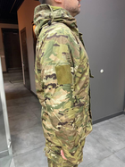 Куртка тактична, Yakeda, Мультикам, розмір XL, підкладка — фліс, демісезонна куртка для військових - зображення 2