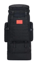 Рюкзак тактический раздвижной SKL K1006 черный, 70-85 л - изображение 1