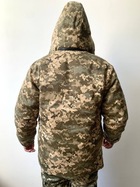 Куртка-бушлат військова Grin Піксель ЗСУ плащівка 56 розмір - зображення 3