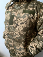 Куртка-бушлат військова Grin Піксель ЗСУ плащівка 56 розмір - зображення 5