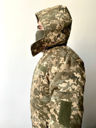 Куртка-бушлат військова Grin Піксель ЗСУ плащівка 52 розмір - зображення 2