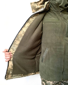Куртка-бушлат військова Grin Піксель ЗСУ плащівка 52 розмір - зображення 6