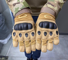 Перчатки тактические пальцевые, цвет Койот, размер L - изображение 1