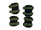 Тактический комплект наколенники и налокотники на резинках, HMD Хаки 137-26724 - изображение 3