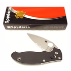 Нож Spyderco Manix 2 полусеррейтор C101GPS2 - изображение 6