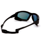 Очки тактические стрелковые с уплотнителем Pyramex Highlander Plus Safety Goggles Red - изображение 4