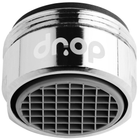 Водосберегающий аэратор DROP PM17T-24 для смесителя - Экономия 85%, 1.7 л/мин, наружная М 24 мм