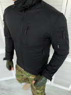Тактична куртка Soft Shell Black S - зображення 3