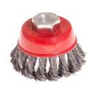 Щетка торцевая из плетеной проволоки D 65 М14 MASTERTOOL GM (19-7006)