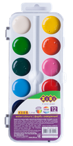 Акварельні водорозчинні фарби ZiBi 12 кольорів Kids Line (ZB.6544-08)