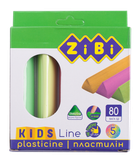 Пластилін ZiBi 5 кольорів неон 80г Kids Line (ZB.6229)