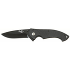 Складной нож Fox Outdoor черный пластиковая рукоятка (45941) - изображение 1