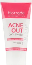 Гель "Кислородное умывание" для жирной и проблемной кожи - Biotrade Acne Out Oxy Wash Cleansing Gel For Face (мини) 50ml (723936-467)