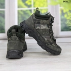 Ботинки берцы мужские зимние Dago Style хаки камуфляж Украина 43 р (28 см) 3470 - изображение 7