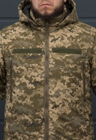 Куртка тактична зимова на блискавці з капюшоном XXL polk pixel - зображення 7