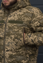 Куртка тактична зимова на блискавці з капюшоном XXL polk pixel - зображення 9