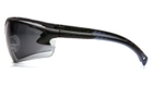 Спортивные очки с баллистическим стандартом защиты Pyramex Venture-3 (gray) Anti-Fog, серые - изображение 3